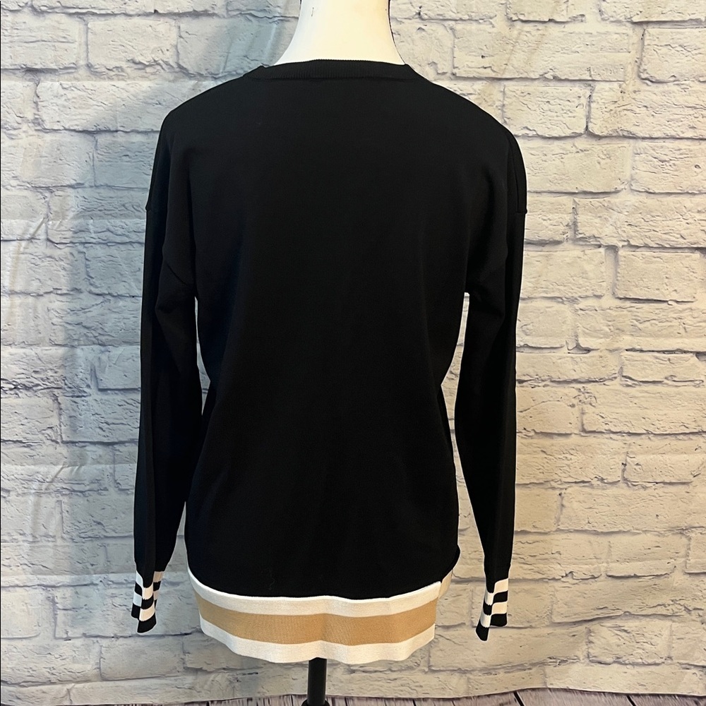 Billie the Label Top Striped Long Sleeves Boutique Brand Size XS - Picture 6 of 10
